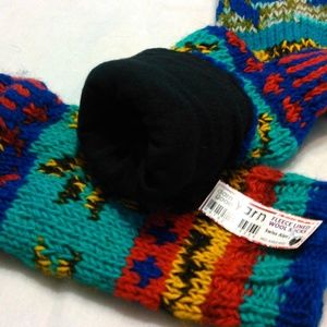 Darn Good Yarn Fleece-Lined wool socks